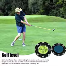Golf Putt Ball Marker High Precision Round Green Reader Golfing Putting Aid Golf Slope Putting Reader 1PC JJ024